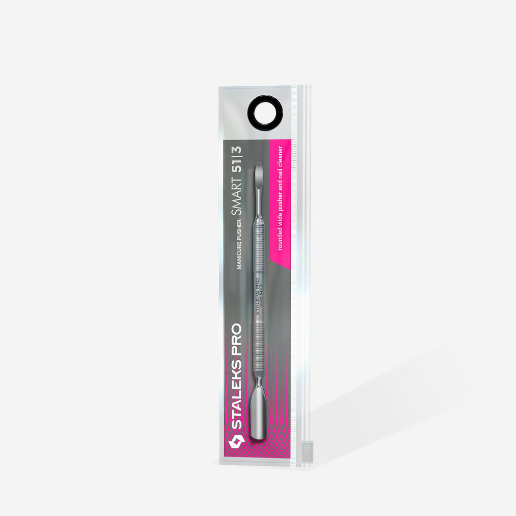 Staleks - Manicure pusher SMART 51 TYPE 3 (rounded wide pusher and nail cleaner)