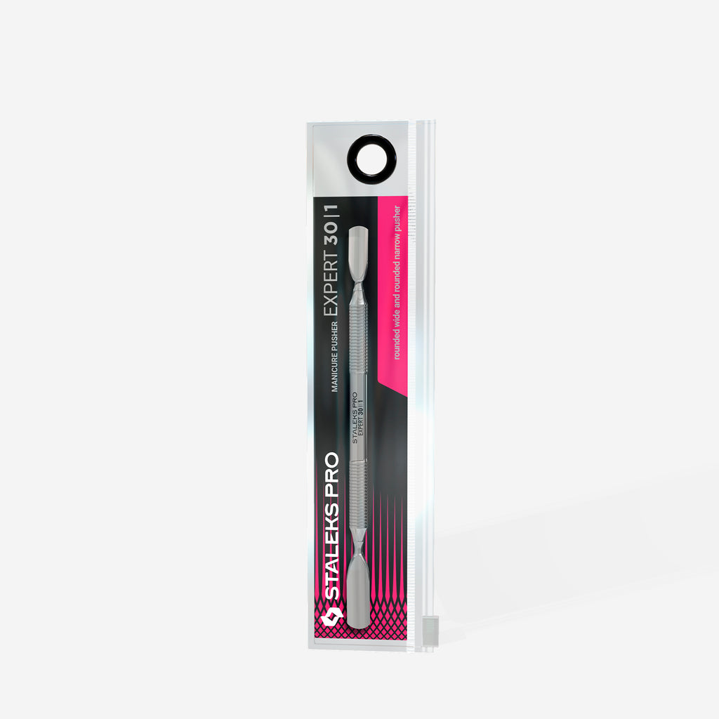 Staleks - Manicure pusher EXPERT 30 TYPE 1 (rounded wide and rounded narrow pusher)