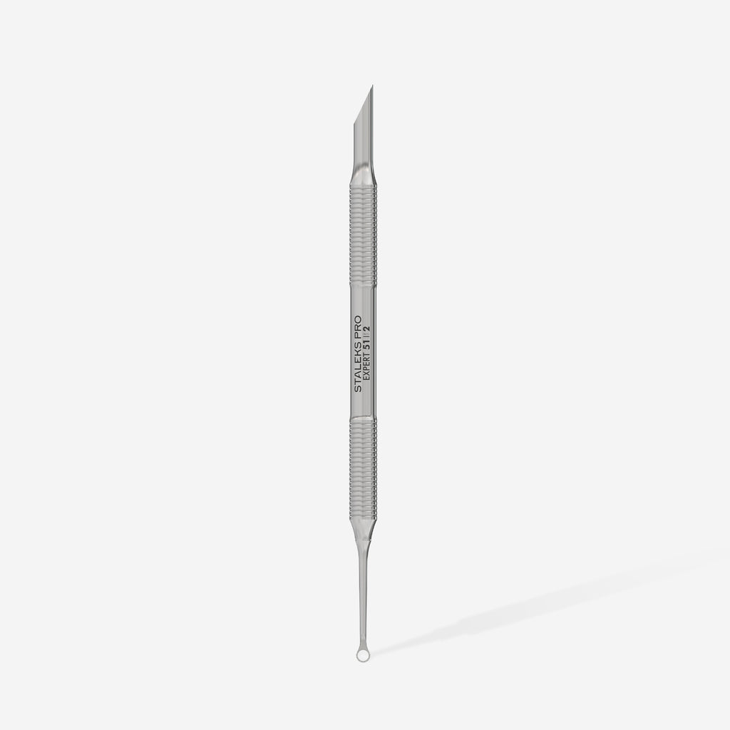 Staleks - Manicure pusher EXPERT 51 TYPE 2 (beveled and loop pusher)