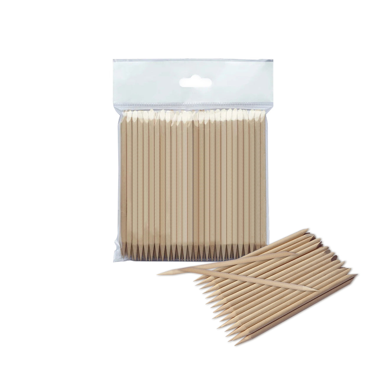 Staleks - Orange stick EXPERT wooden 110 mm (100 pcs)