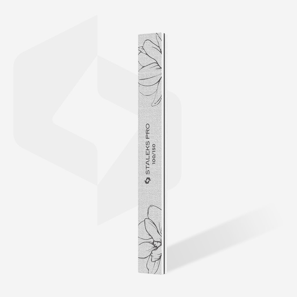 Staleks - Straight mineral nail file EXPERT 20 100/150 grit (25 pcs)