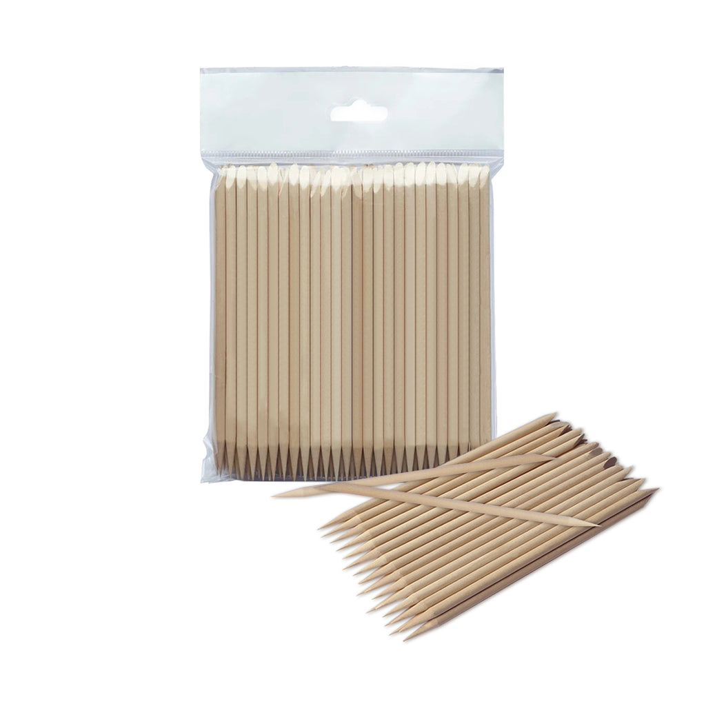 Staleks - Orange stick EXPERT wooden 150 mm (100 pcs)