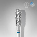 Staleks - Carbide nail drill bit rounded cylinder blue EXPERT head diameter 5 mm / working part 13 mm