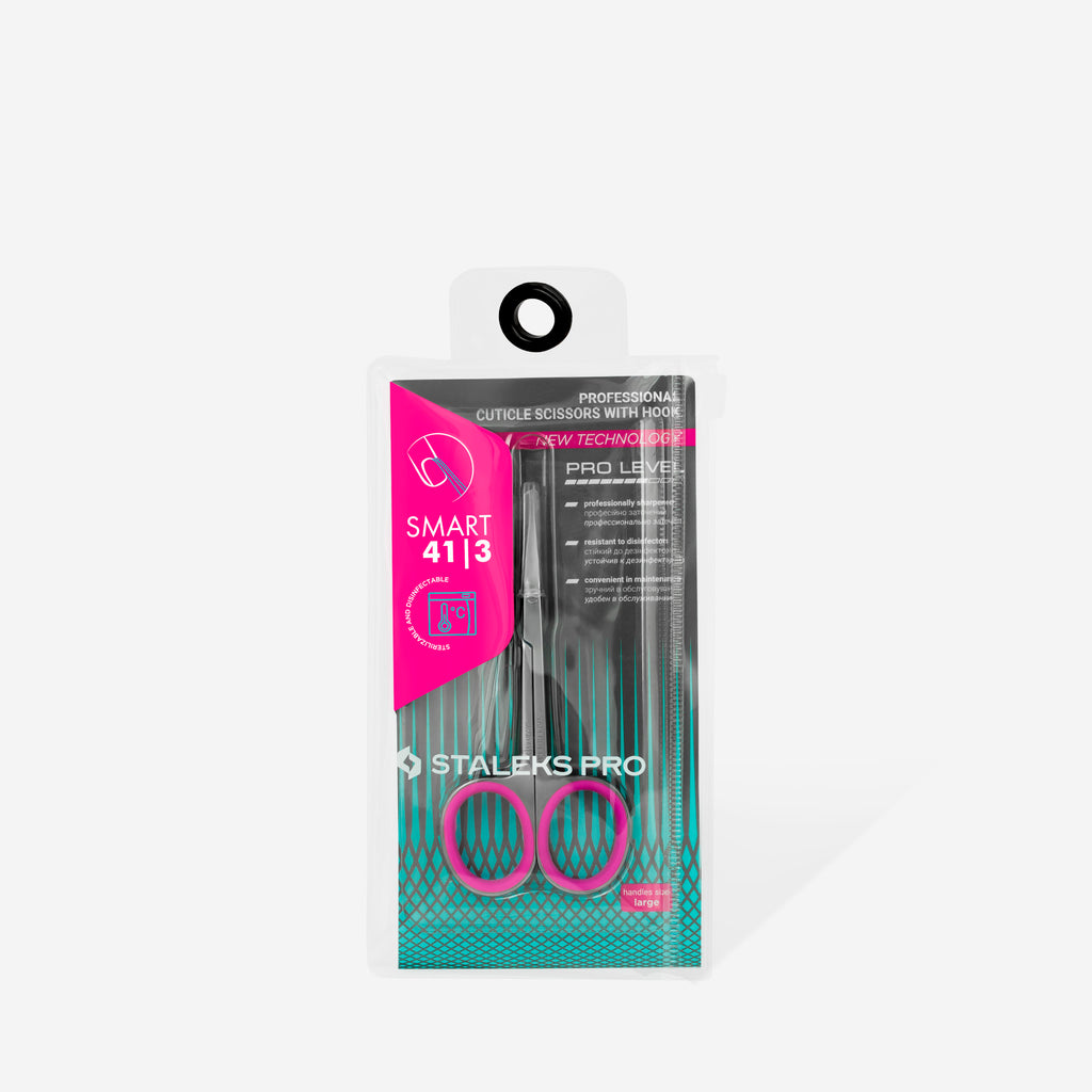 Staleks - Professional cuticle scissors with hook SMART 41 TYPE 3