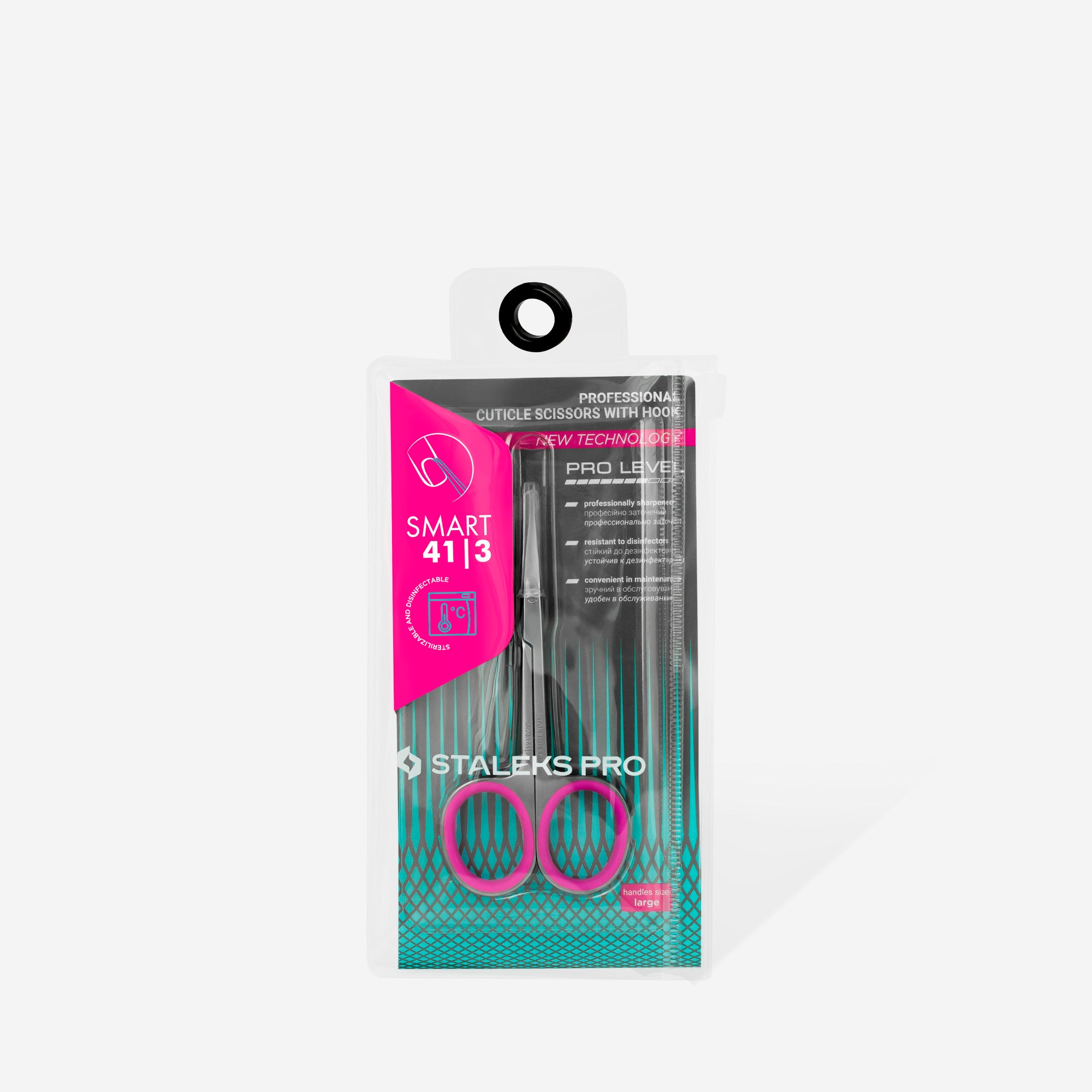 Staleks - Professional cuticle scissors with hook SMART 41 TYPE 3