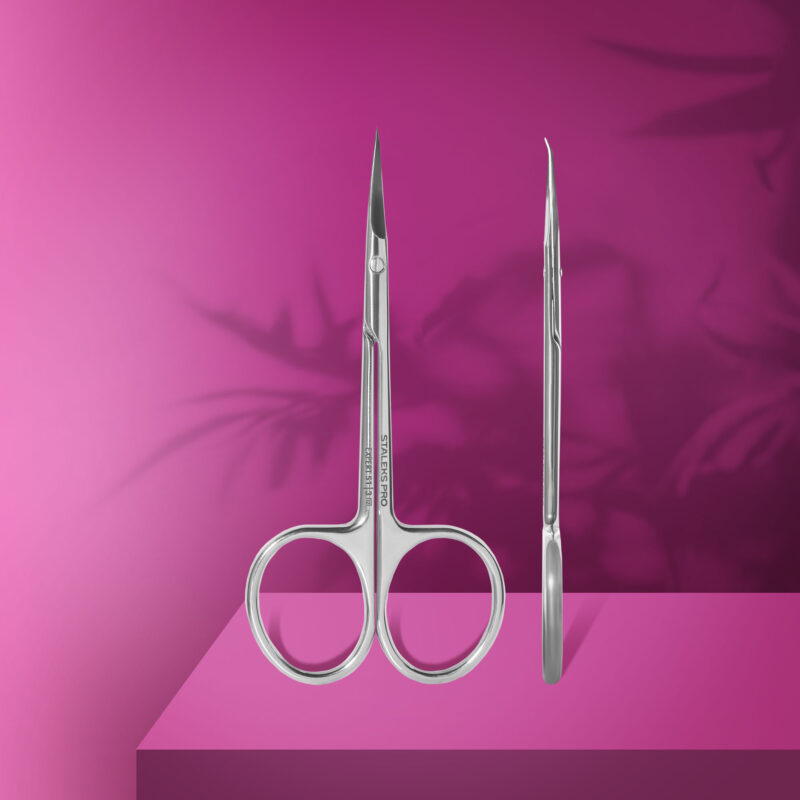 Staleks - Professional cuticle scissors with hook EXPERT 51 TYPE 3